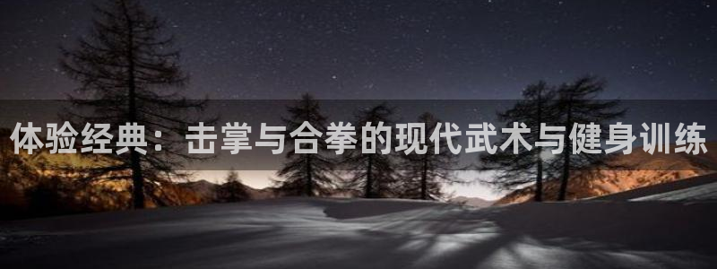 好博体育官网下载开户：体验经典：击掌与合拳的现代武术与健身训